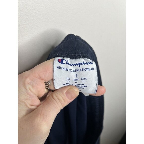 Champion Authentic Men’s Athletic Wear Navy Blue Pocket Shorts Size Large - Picture 9 of 10